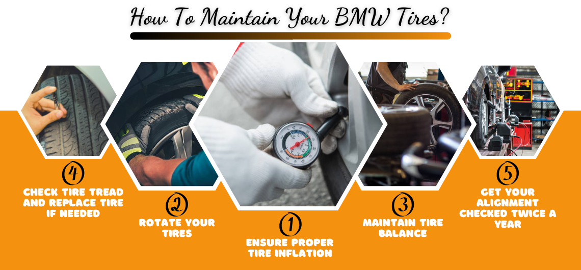 How To Maintain Your BMW Tires