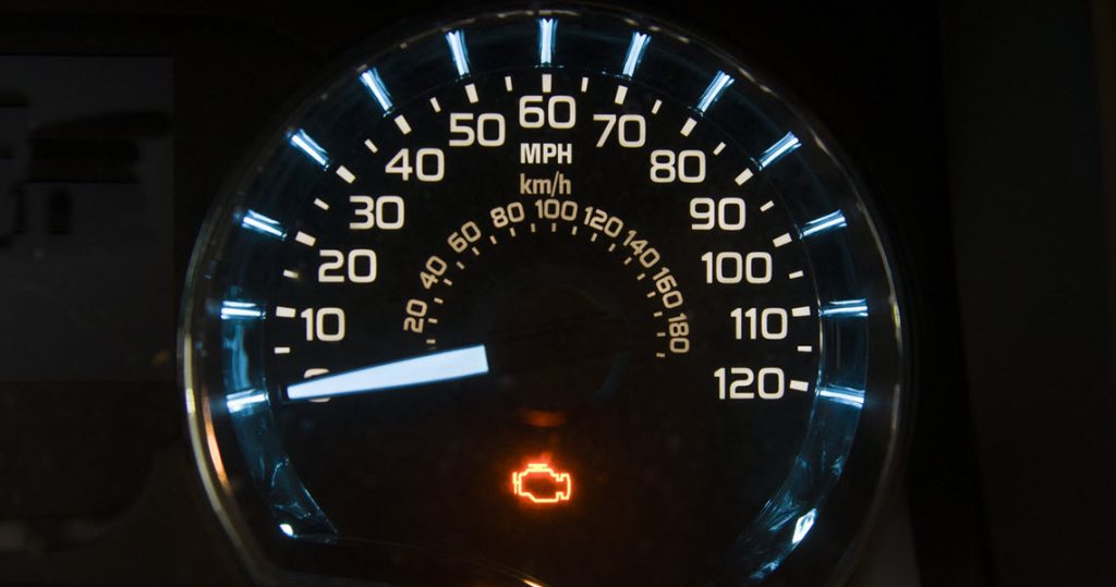 Porsche Illuminated Check Engine Light