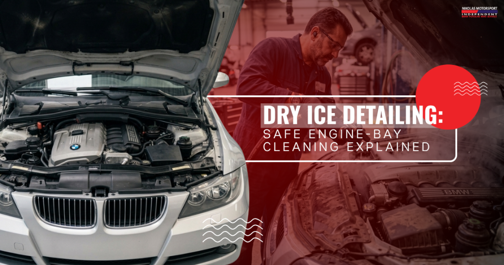 Dry Ice Detailing Safe Engine-Bay Cleaning Explained
